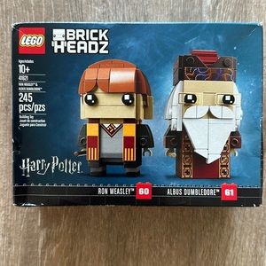 Lego Brick Headz 41621 Harry Potter Ron Weasley and Dumbledore RETIRED